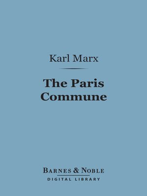 cover image of The Paris Commune (Barnes & Noble Digital Library)